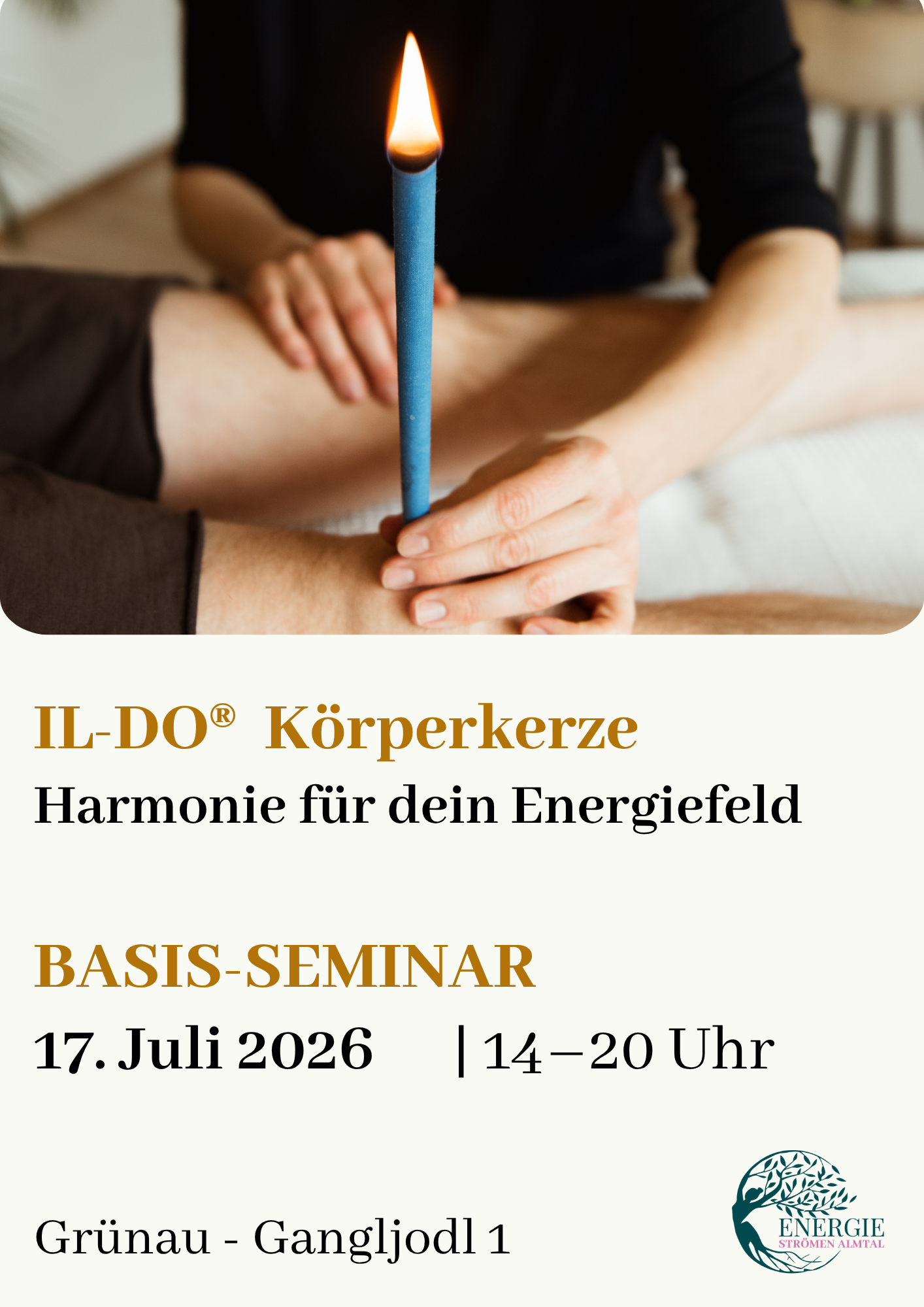 Juli Seminar Körperkerzen Energie Strömen Almtal