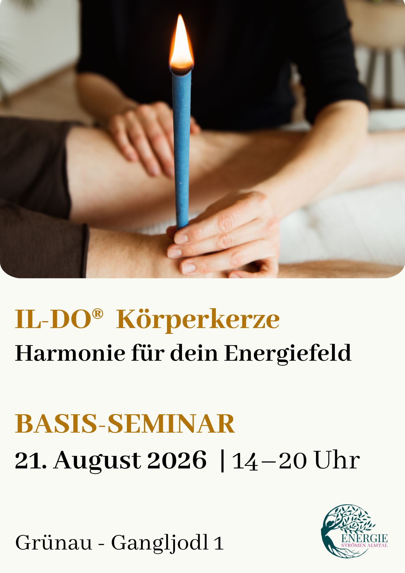 Juli Seminar Körperkerzen Energie Strömen Almtal