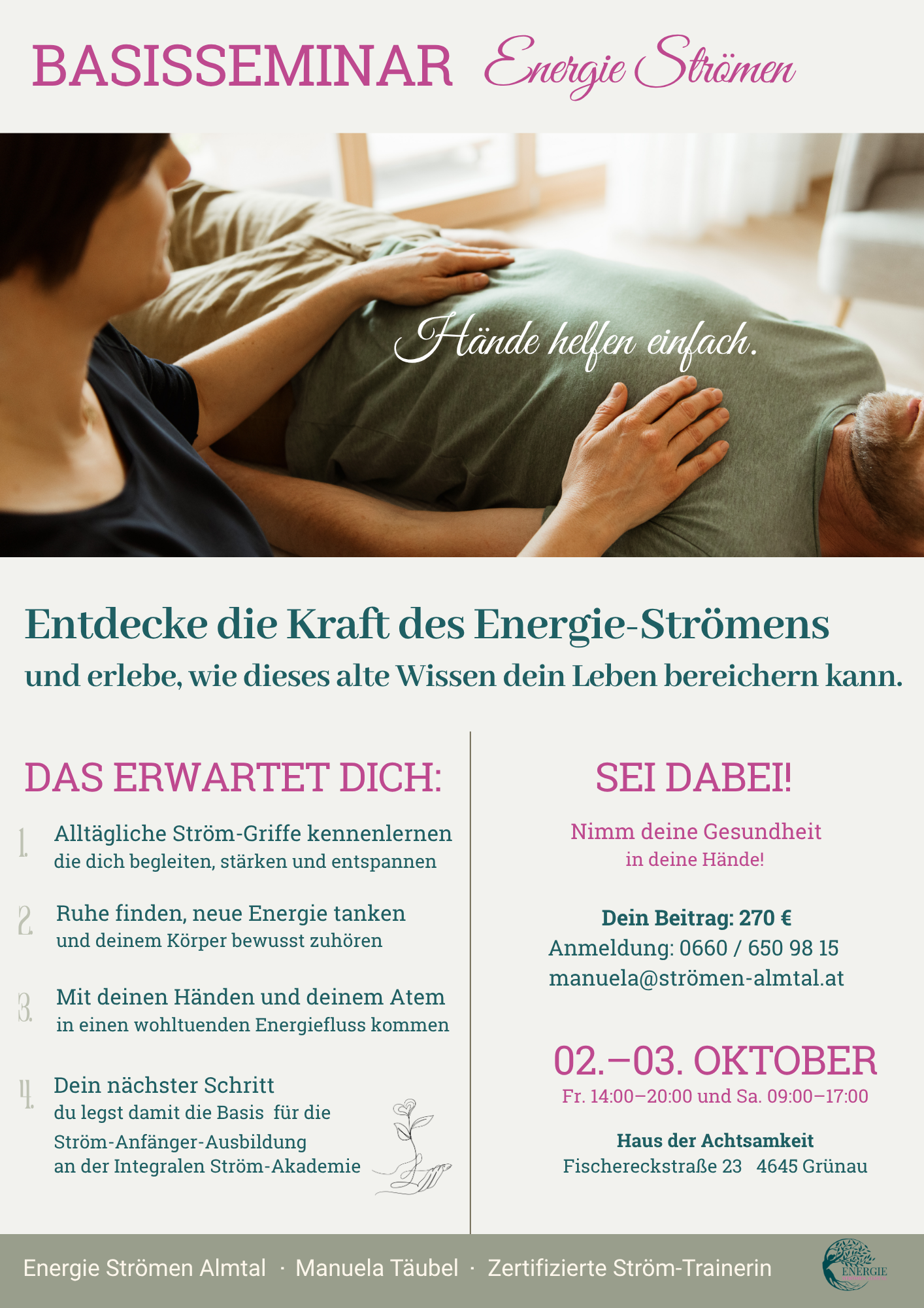 Energie Strömen Almtal, Basisseminar Energie Strömen, A-Seminar