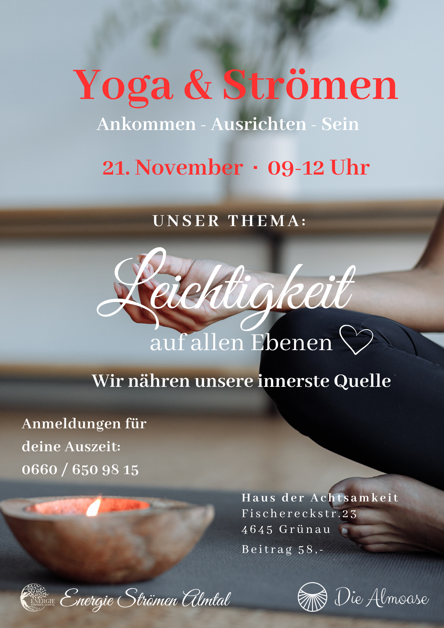 Yoga & Strömen Energie Strömen Almtal