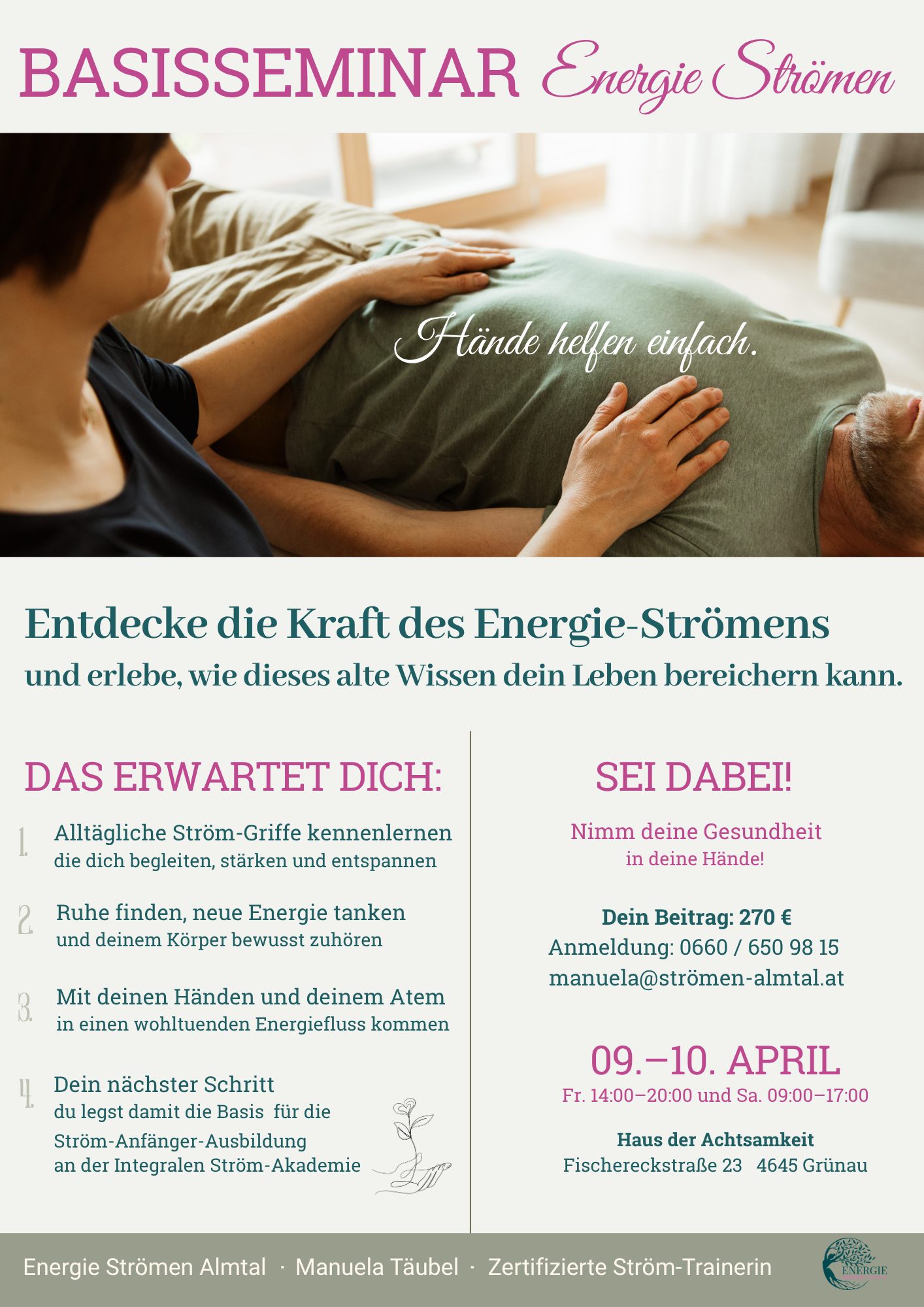 Seminar Energie Strömen Energie Strömen Almtal